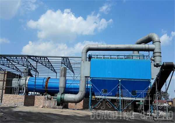 煤泥烘干機(jī)廠房建設(shè)現(xiàn)場